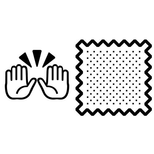 🙌🏻 Emoji Domain black and white Symbola rendering